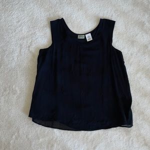 Penmans vintage Embroidered shell blouse